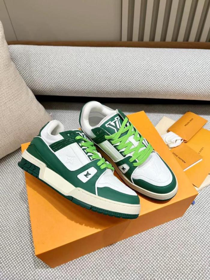 Louis Vuitton LV Trainer Green