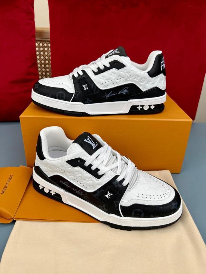 Louis Vuitton LV Trainer #54 Black White