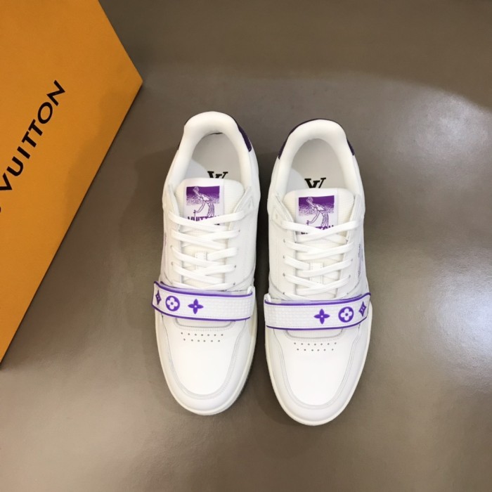 Louis Vuitton Trainer Violet Mesh