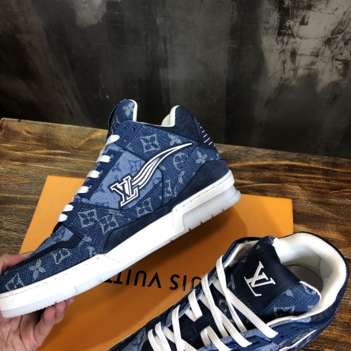 Louis Vuitton Trainer Monogram Denim