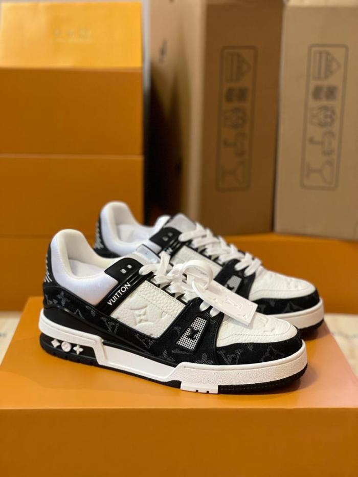 Louis Vuitton LV Trainer White Black
