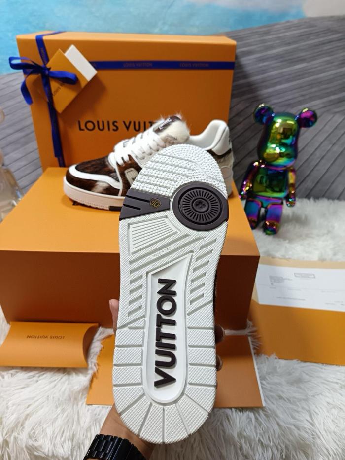Louis Vuitton LV Trainer Brown Pony