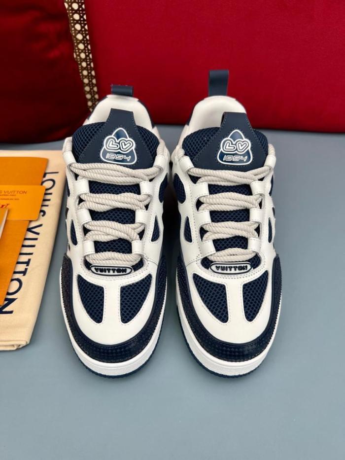 Louis Vuitton LV Skate Sneaker Marine White
