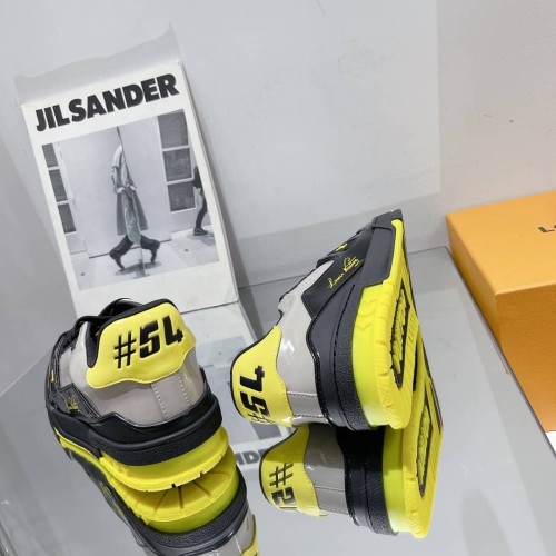 Louis Vuitton Trainer Black Yellow