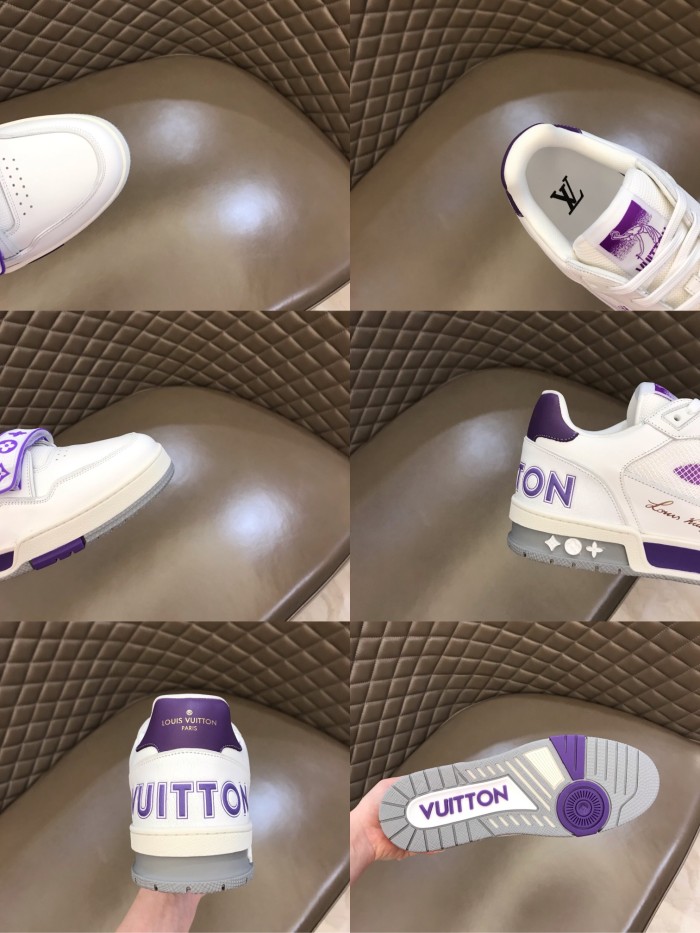 Louis Vuitton Trainer Violet Mesh