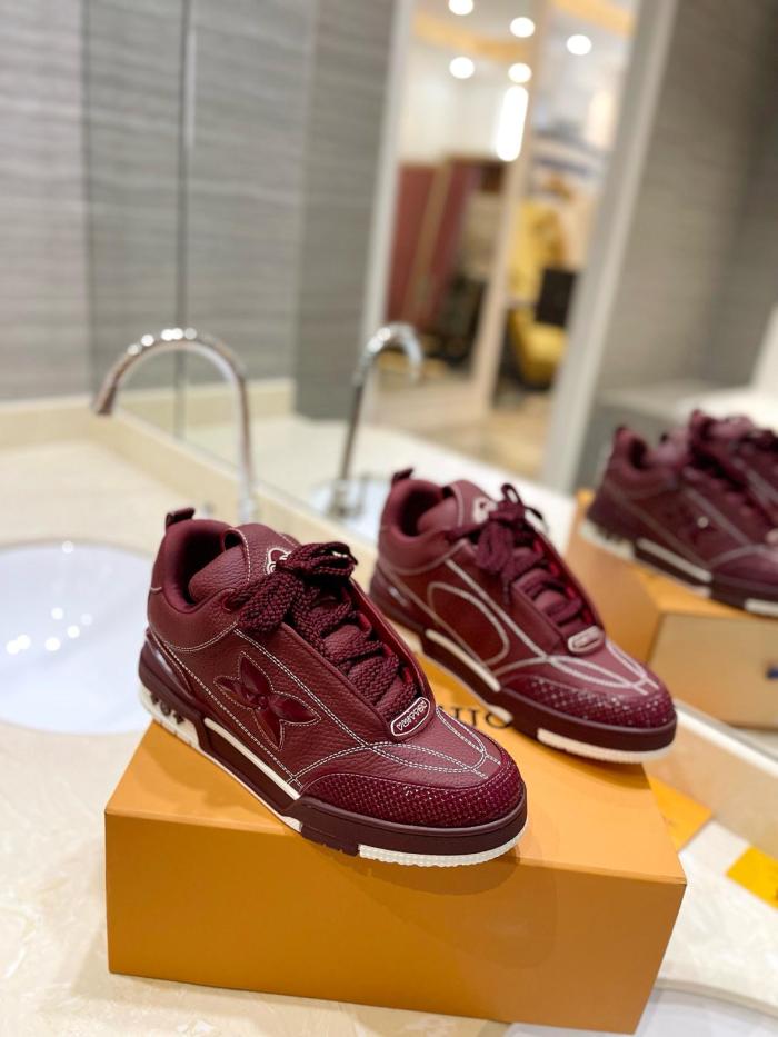 Louis Vuitton LV Skate Sneaker Bordeaux Red