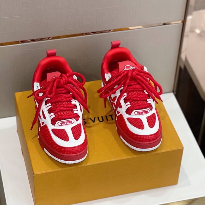 Louis Vuitton LV Skate Sneaker Red White