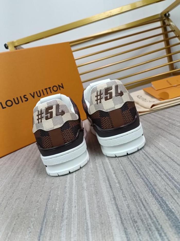 Louis Vuitton LV Trainer #54 Damier Ebene Multi