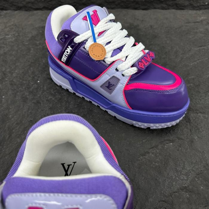 Louis Vuitton LV Trainer Maxi Purple Pink