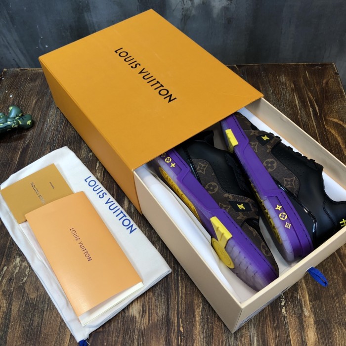Louis Vuitton Trainer Monogram Purple