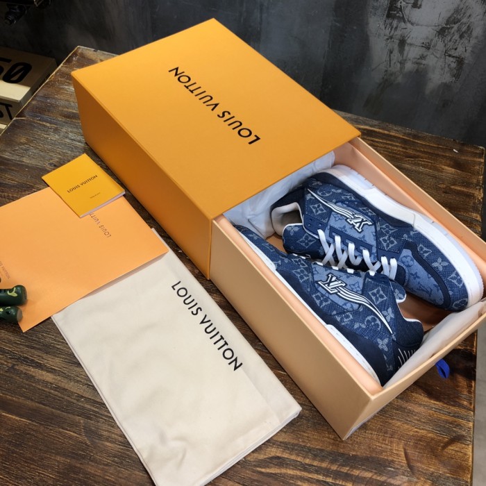 Louis Vuitton Trainer Monogram Denim
