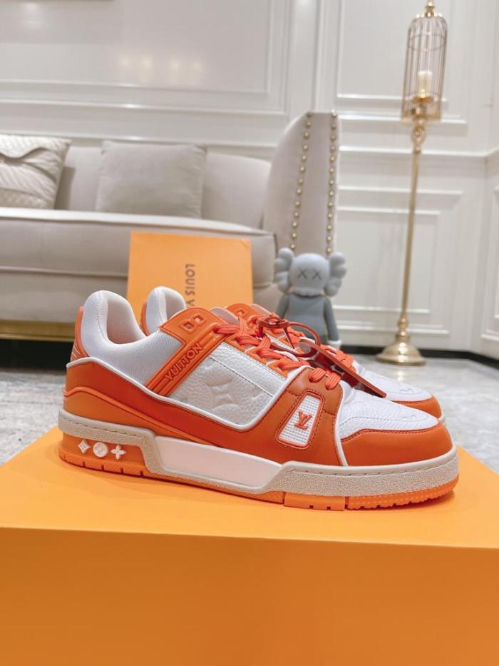 Louis Vuitton LV Trainer Orange