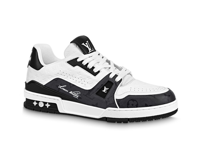 Louis Vuitton LV Trainer #54 Black White