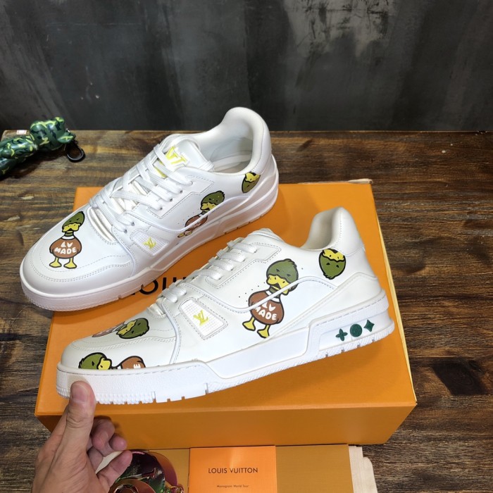 Louis Vuitton Trainer nigo white