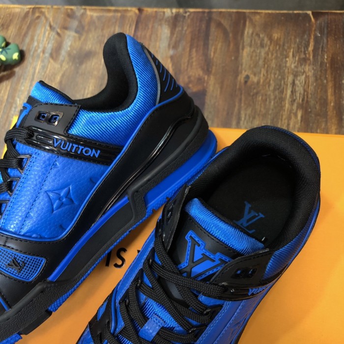 Louis Vuitton LV Trainer Black Blue