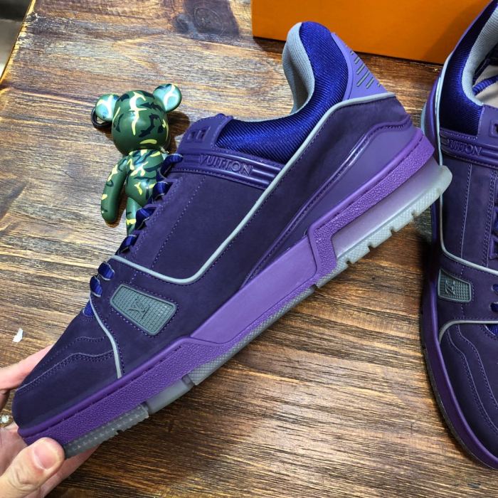 Louis Vuitton Trainer Metallic Purple