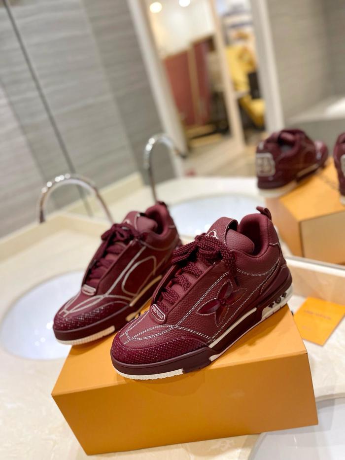 Louis Vuitton LV Skate Sneaker Bordeaux Red