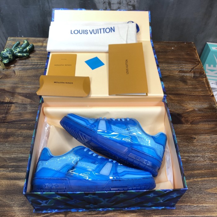 Louis Vuitton Trainer Blue