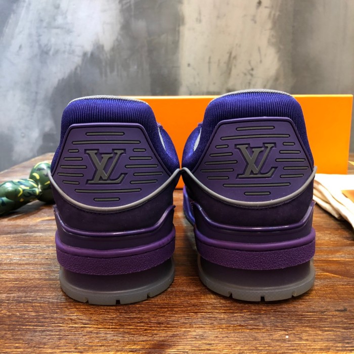 Louis Vuitton Trainer Metallic Purple