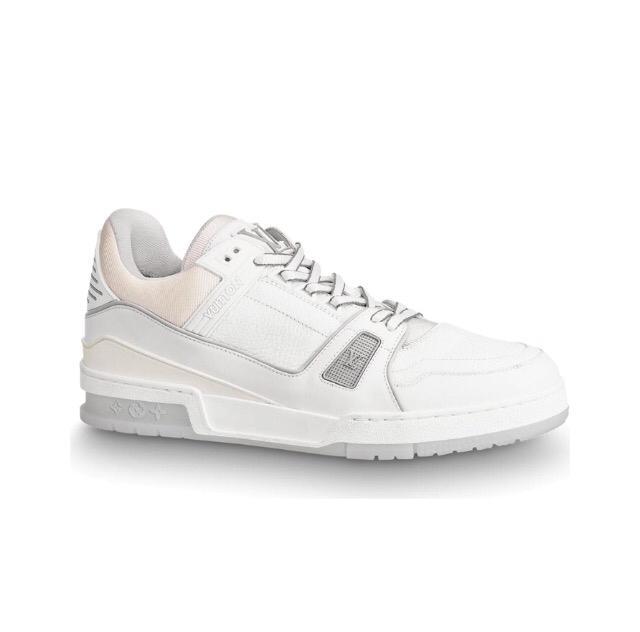 Louis Vuitton Trainer white denim