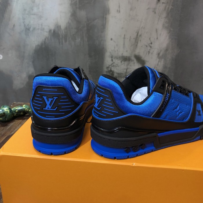 Louis Vuitton LV Trainer Black Blue