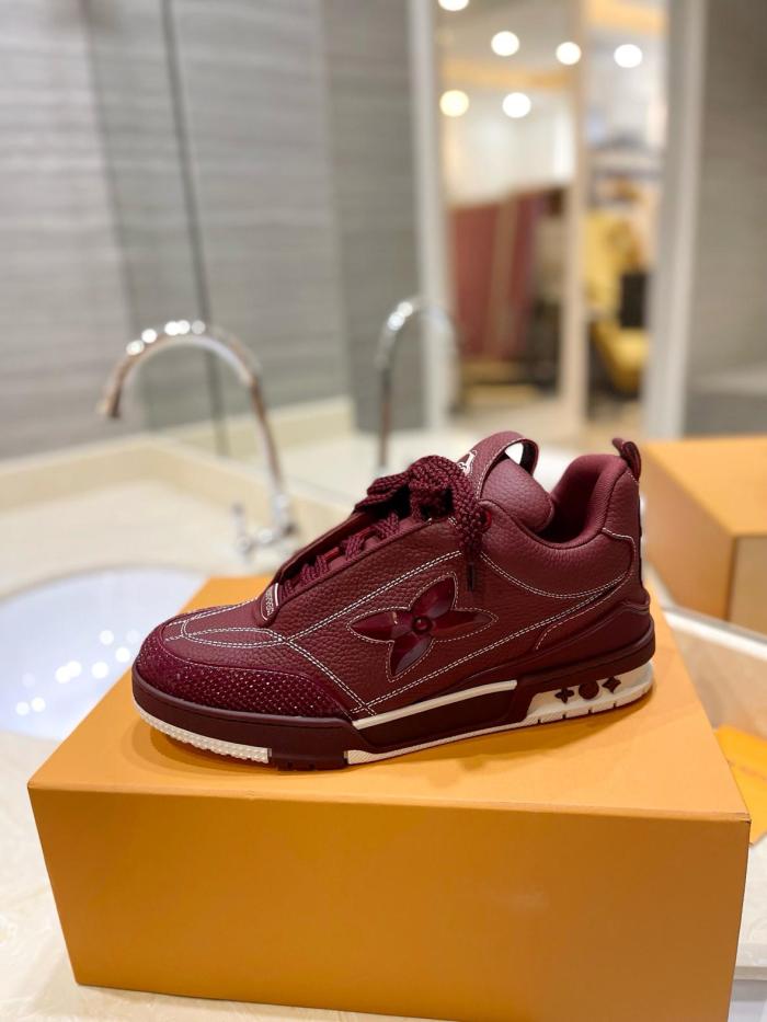 Louis Vuitton LV Skate Sneaker Bordeaux Red