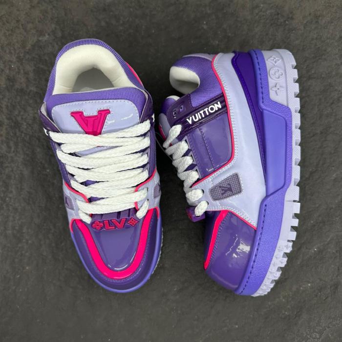 Louis Vuitton LV Trainer Maxi Purple Pink