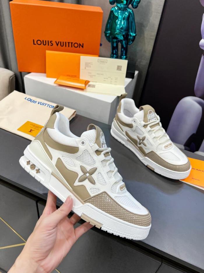Louis Vuitton LV Skate Sneaker Beige White