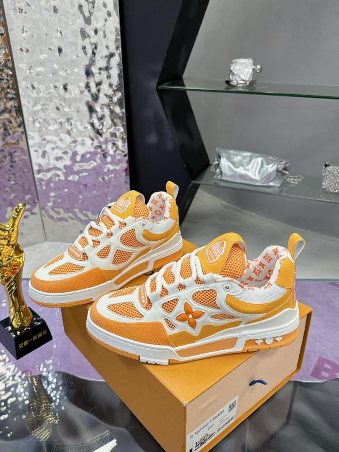 Louis Vuitton LV Skate Sneaker Yellow White