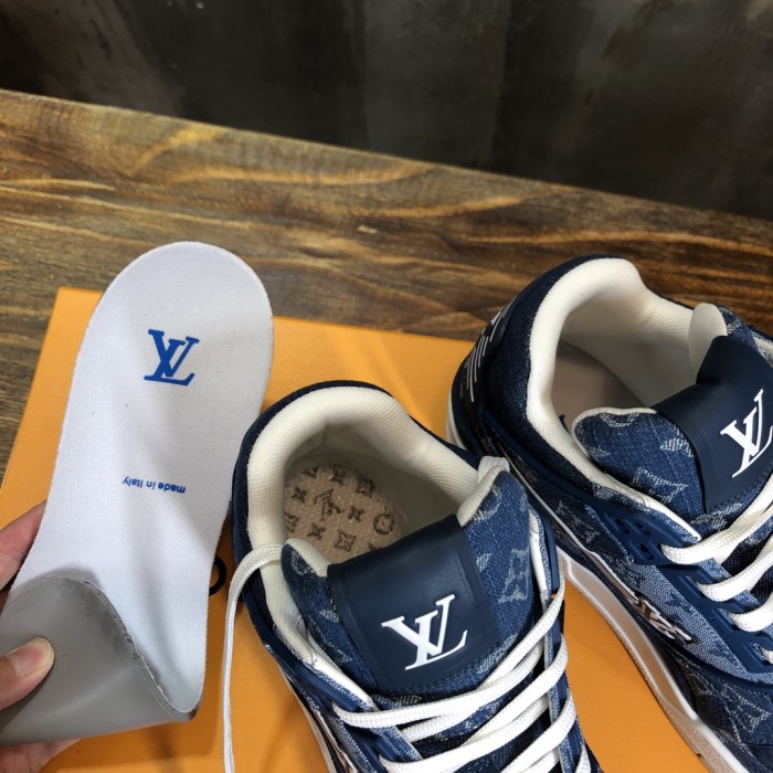 Louis Vuitton Trainer Monogram Denim