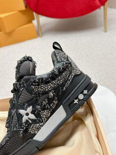 Louis Vuitton Skate Trainer Black Swarovski Monogran
