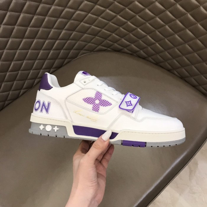 Louis Vuitton Trainer Violet Mesh