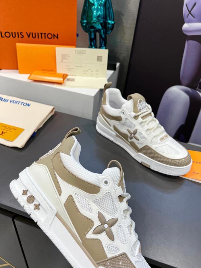 Louis Vuitton LV Skate Sneaker Beige White