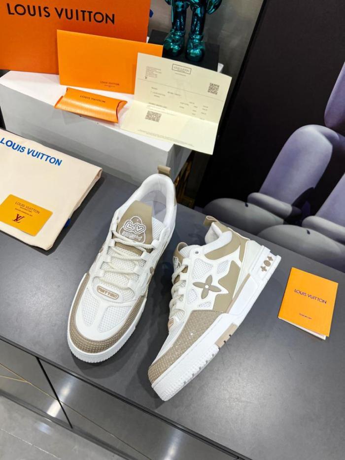 Louis Vuitton LV Skate Sneaker Beige White