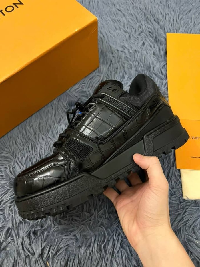 Louis Vuitton LV Trainer Maxi Sneaker Black