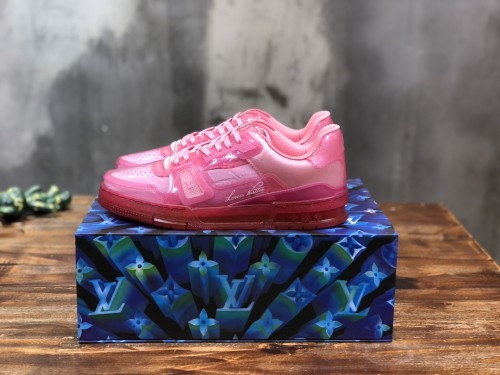 Louis Vuitton LV Trainer Fluroescent Pink