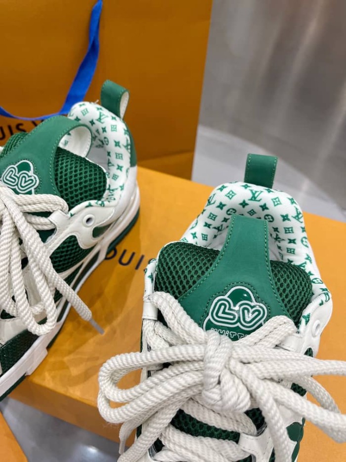 Louis Vuitton LV Skate Sneaker Green White