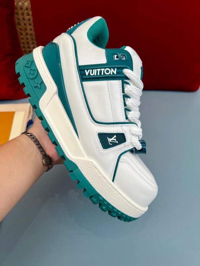 Louis Vuitton LV Trainer Maxi Sneaker White Green