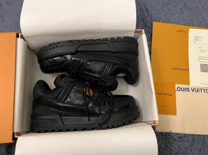Louis Vuitton LV Trainer Maxi Sneaker Black