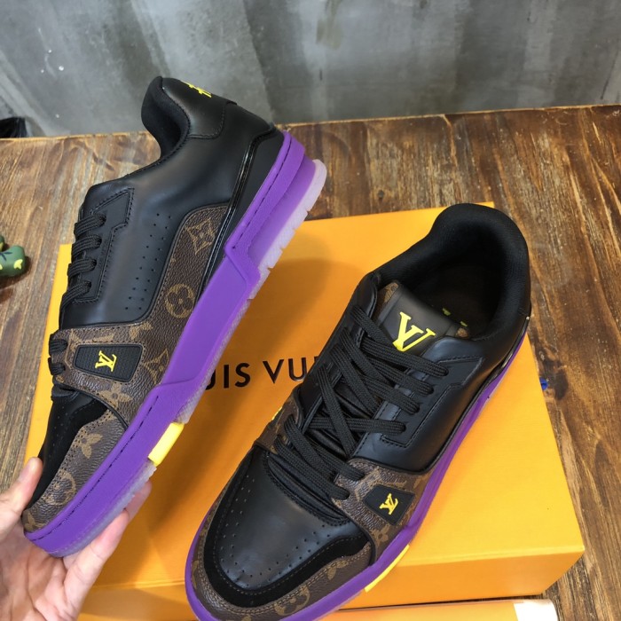 Louis Vuitton Trainer Monogram Purple