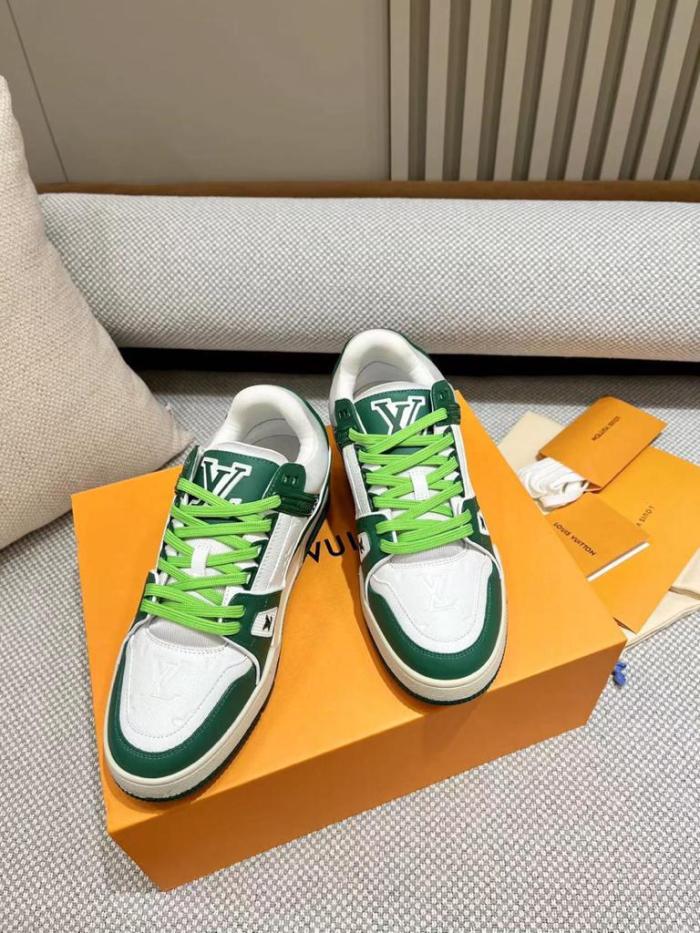 Louis Vuitton LV Trainer Green