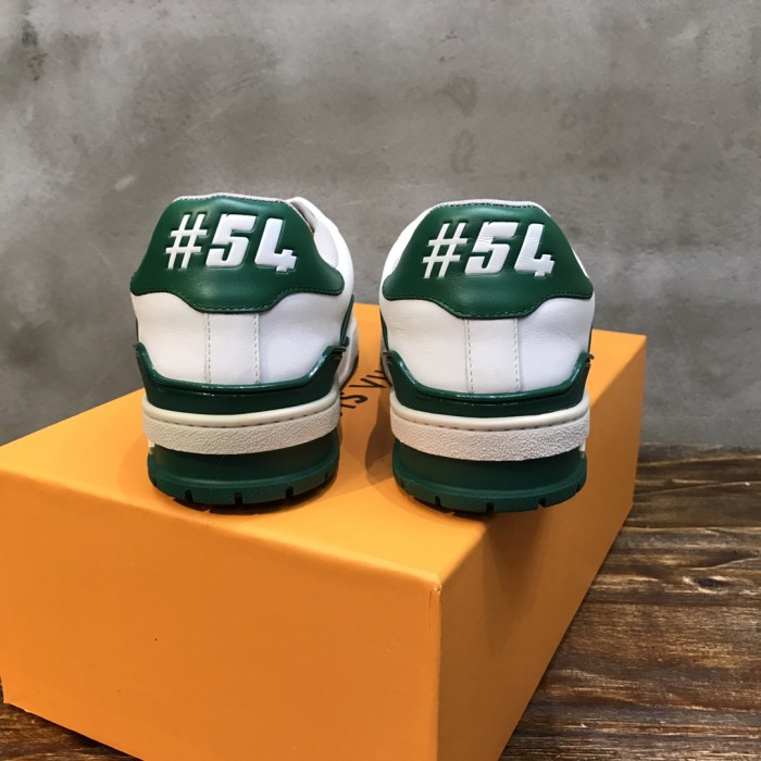 Louis Vuitton LV Trainer Sneaker Low White Green