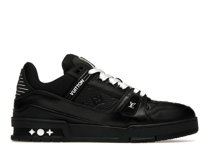 Louis Vuitton Trainer Black Embossed Monogram