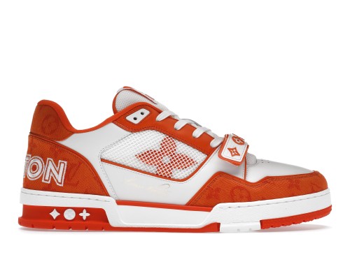 Louis Vuitton Trainer Monogram Denim Orange