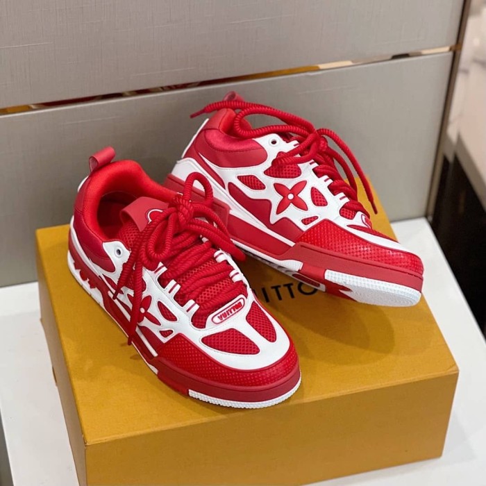Louis Vuitton LV Skate Sneaker Red White