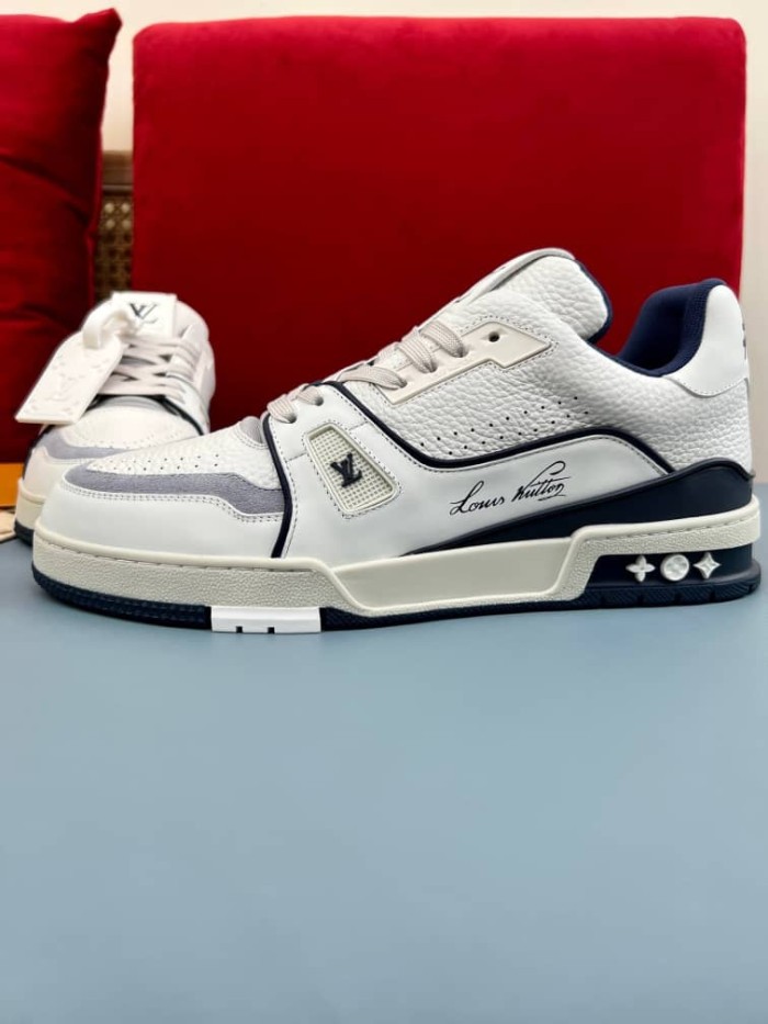 Louis Vuitton Trainer Marine White