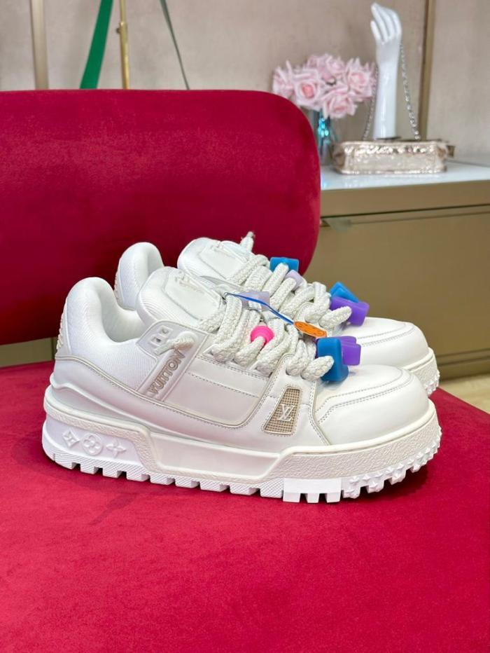 Louis Vuitton LV Trainer Maxi White