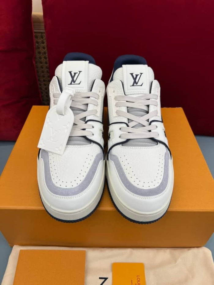 Louis Vuitton Trainer Marine White