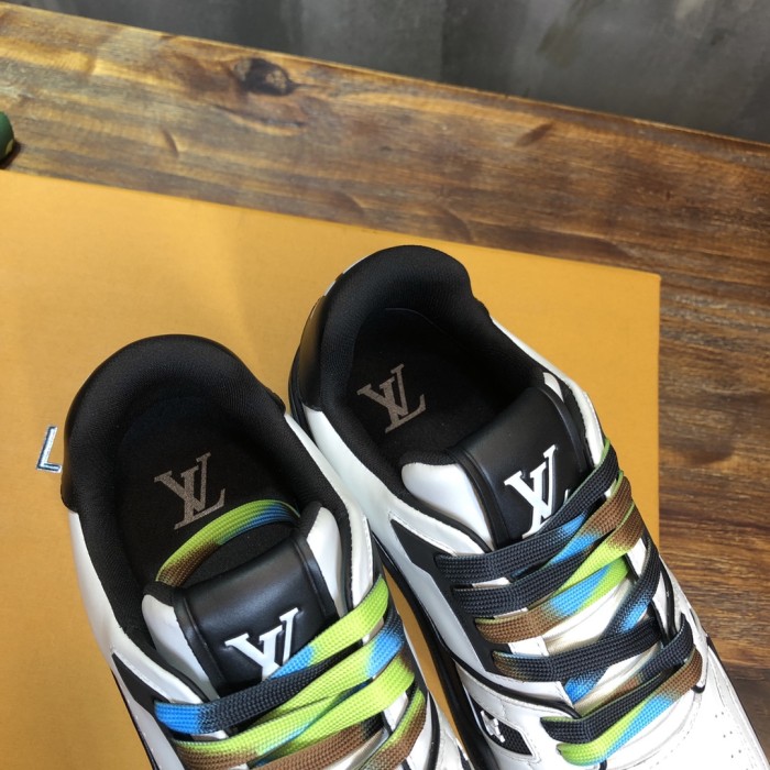 Louis Vuitton LV Trainer Black White