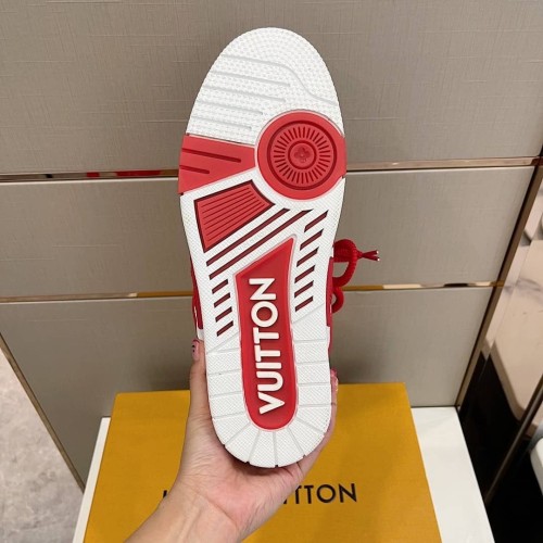 Louis Vuitton LV Skate Sneaker Red White